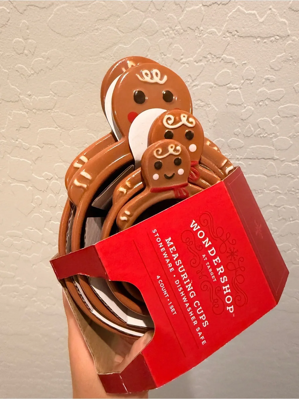 🌹 NEW - Wondershop Gingerbread Cookie Measuring Cups from Target